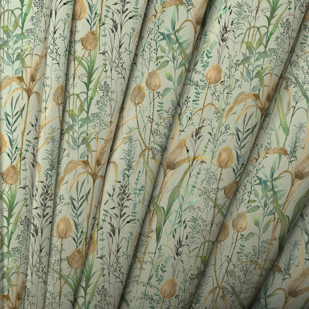 Lydiard Printed Cotton Fabric (By The Metre) Sky