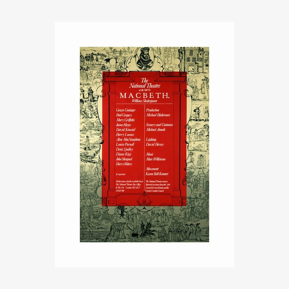 Macbeth 1972 Print