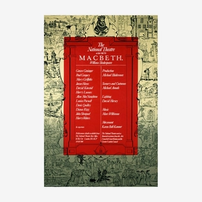 Macbeth 1972 Print aesthetic poster wallpaper