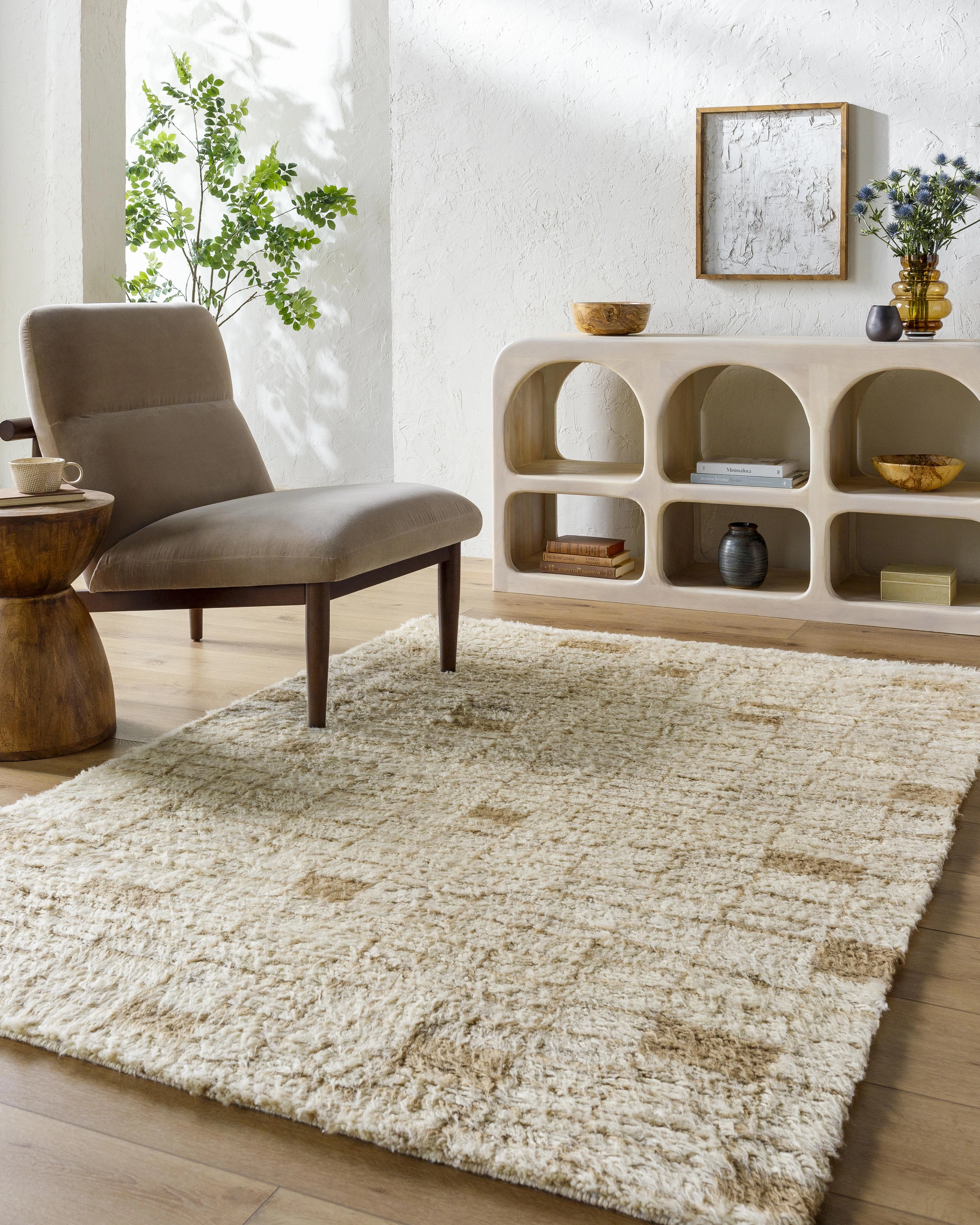 Madrazo Moroccan Style Hand-Tufted Wool Rug