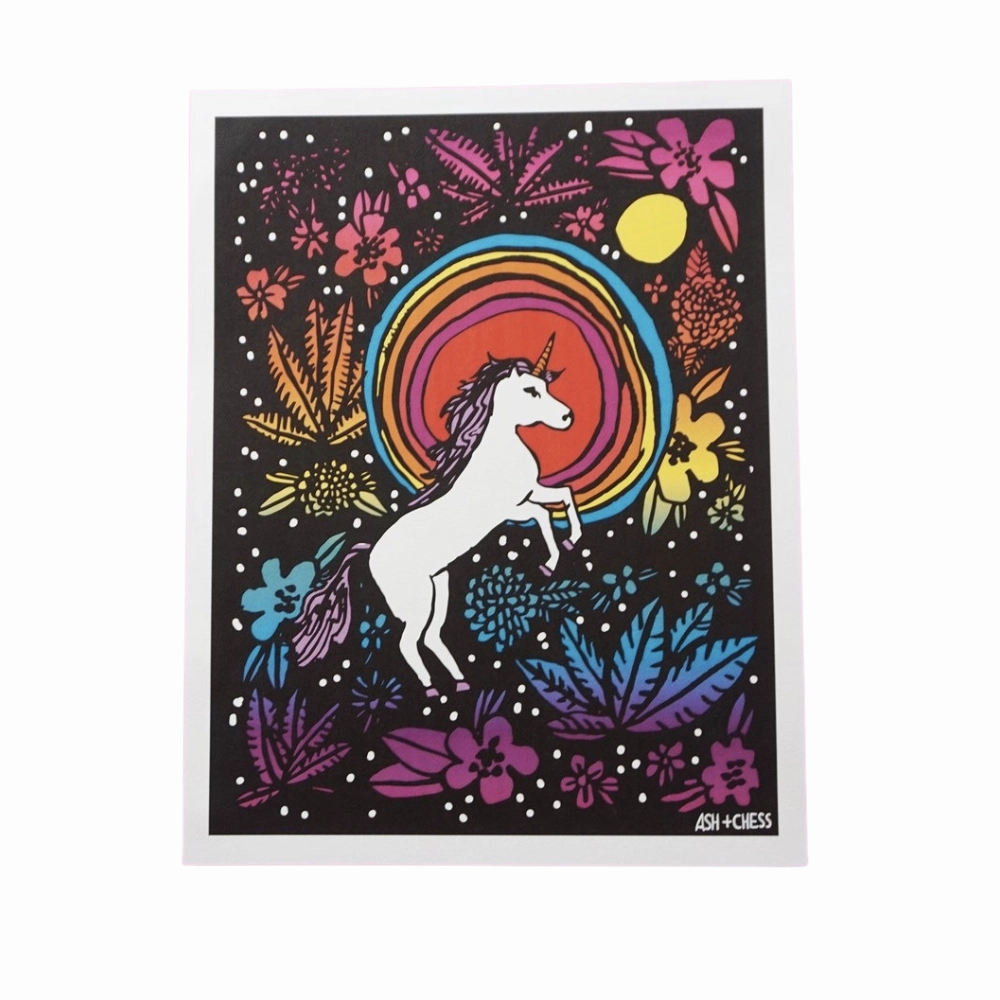 Magical Unicorn 11 x 14 Art Print framed wall decor