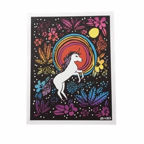 Magical Unicorn 11 x 14 Art Print framed wall decor