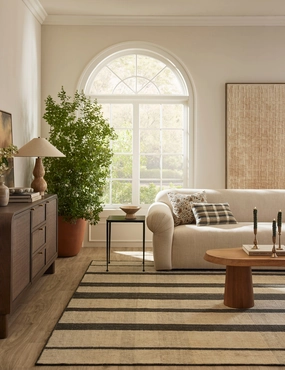 Maida Handwoven Wool-Blend Rug trendy fashion rug