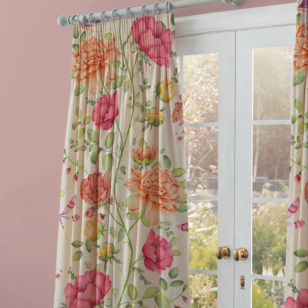 Maisie Printed Cotton Fabric (By The Metre) Sand