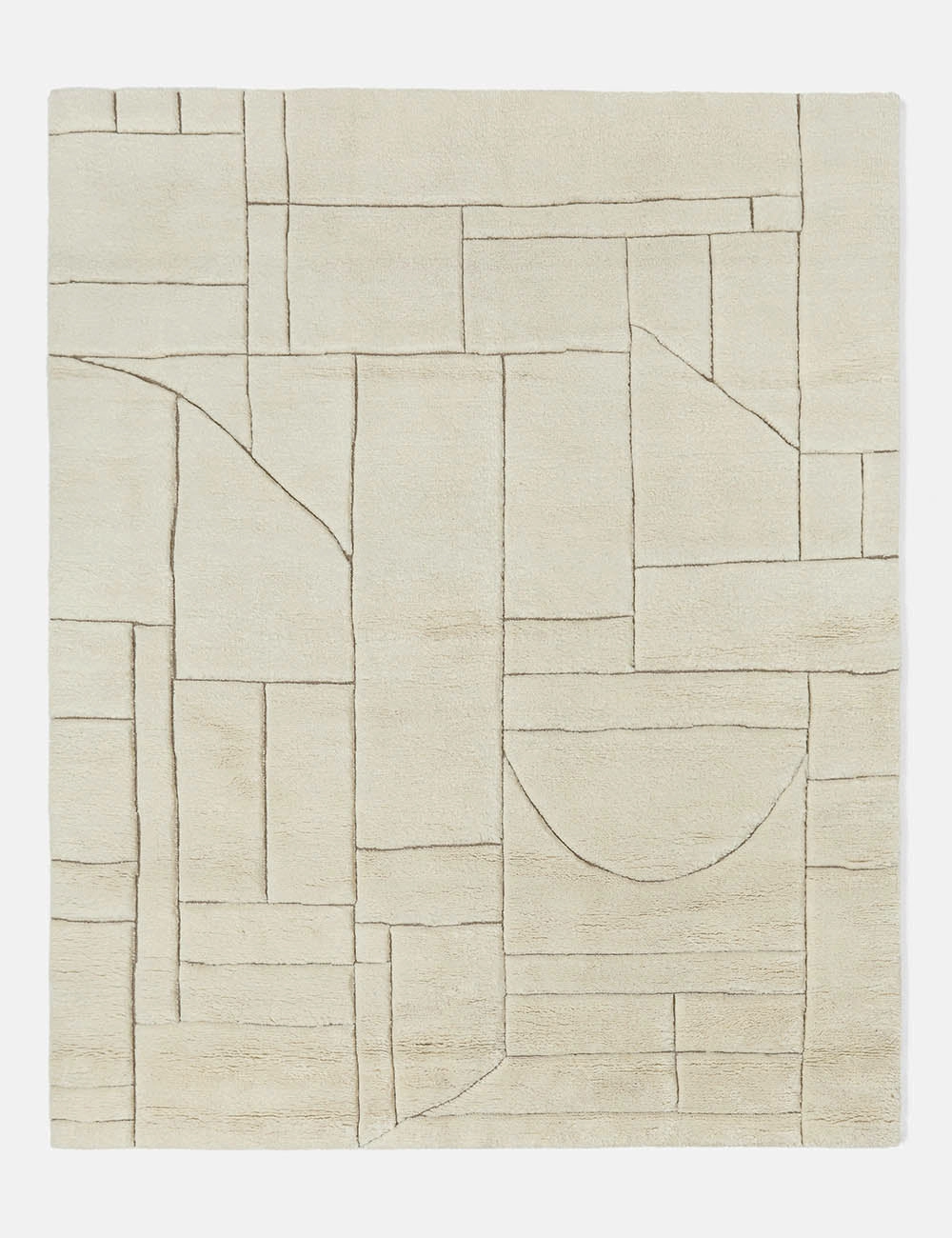 Maleena Hand-Knotted Wool Rug trendy fashion rug