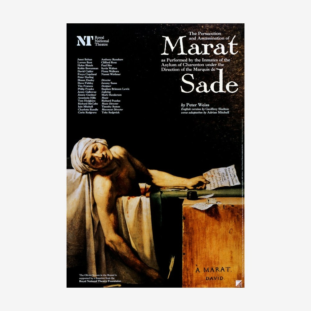 Marat Sade 1997 Print aesthetic poster wallpaper
