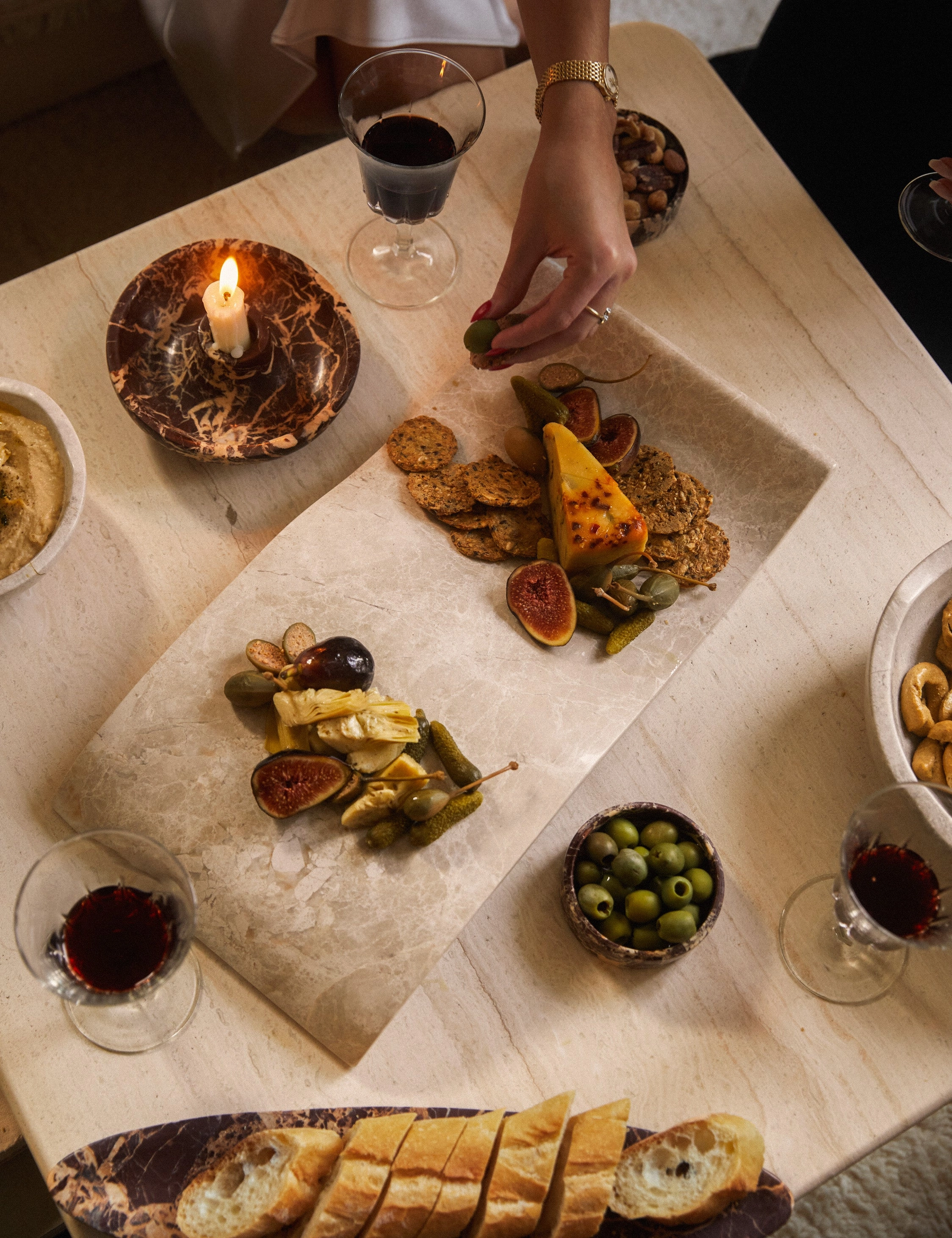 Marble Charcuterie Board by Chlo Crane-Leroux x Anastasio Home