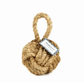 Marseille Knot Nautical Jute Door Stopper home display ornament