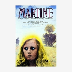 Martine 1985 Print vintage woodcut wallpaper