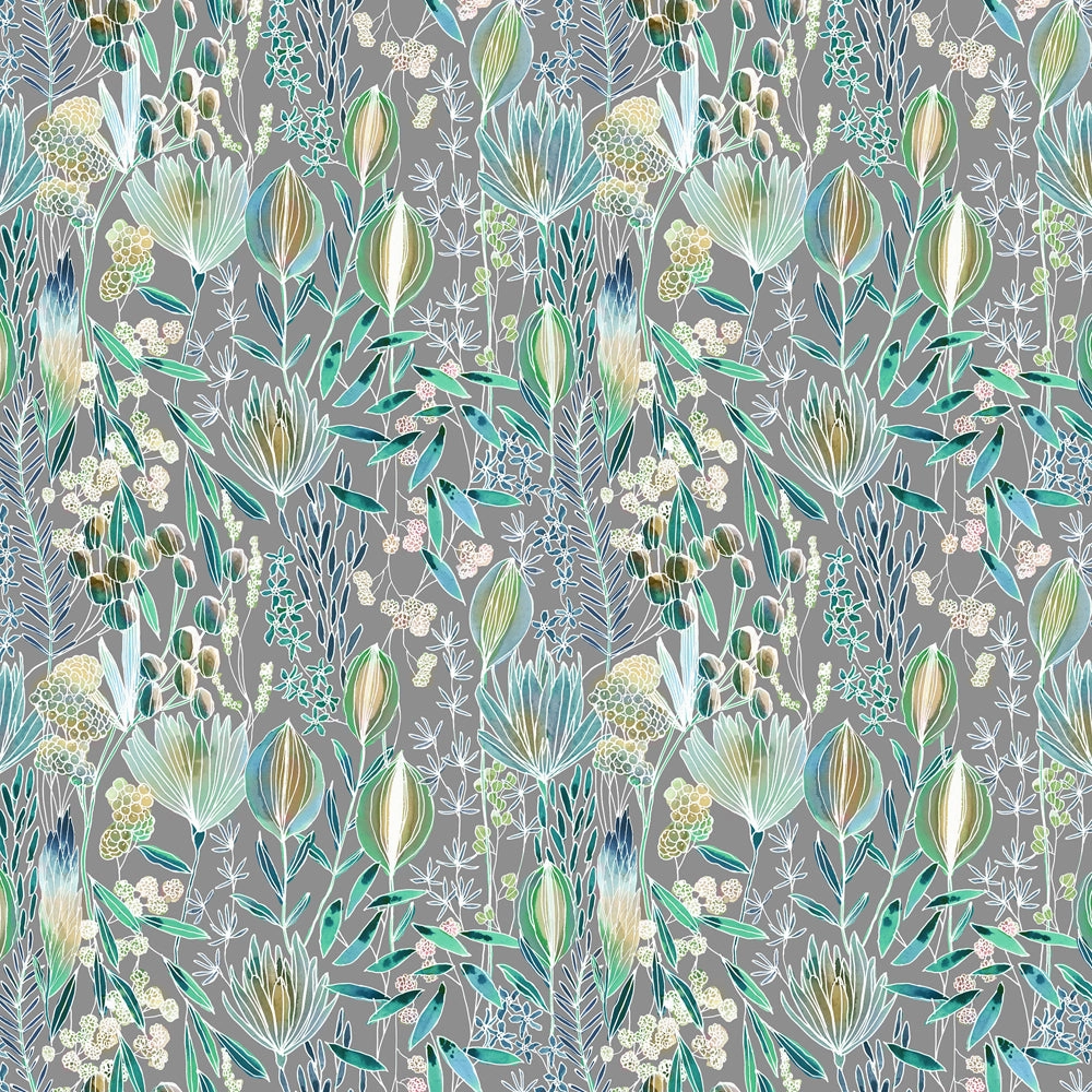 Masina Printed Cotton Fabric (By The Metre) Mineral