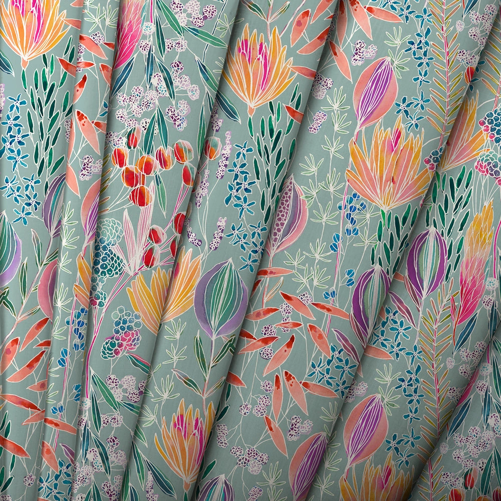 Masina Printed Made to Measure Curtains Egg