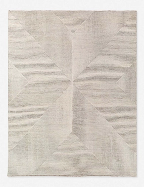 Maynard Hand-Knotted Wool Rug trendy fashion rug