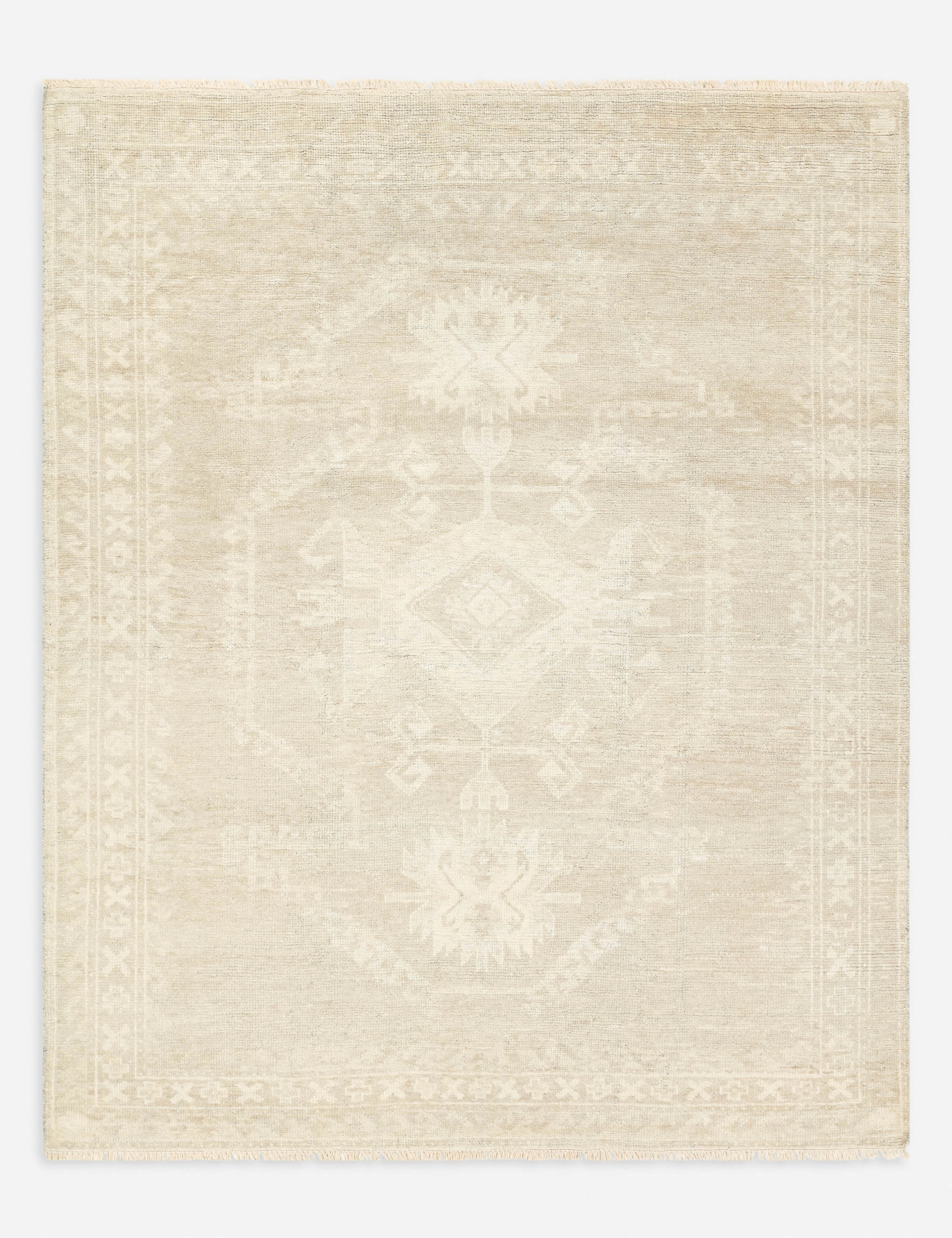 Mayrose Hand-Knotted Wool-Blend Rug trendy fashion rug