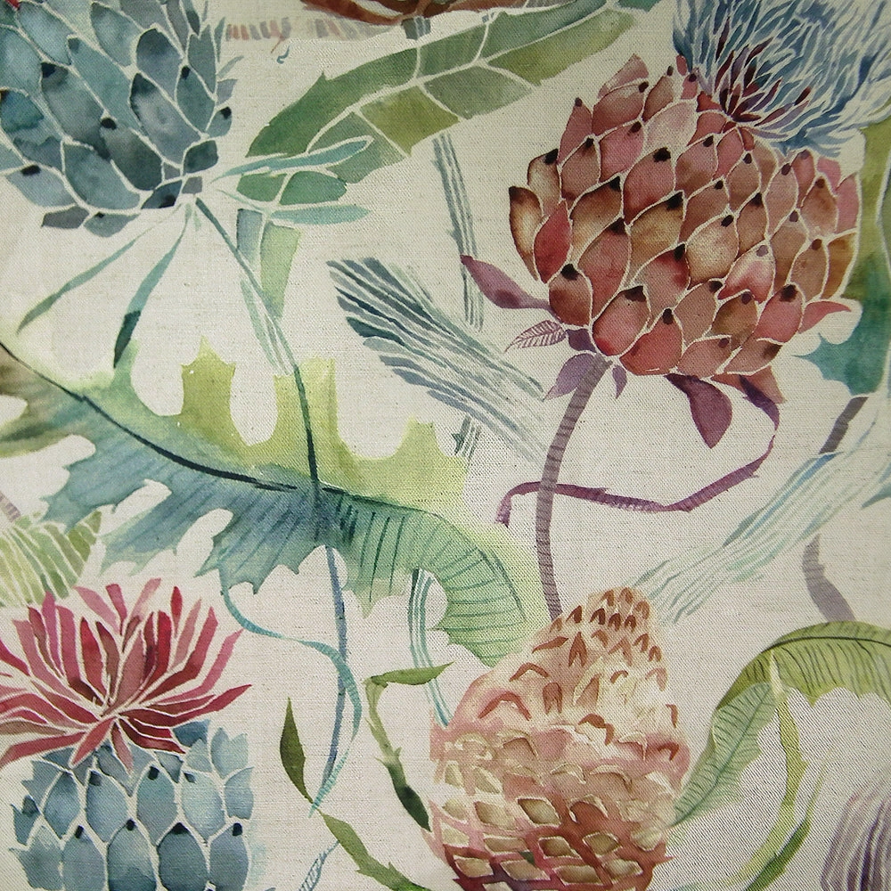 Meadwell Printed Cotton Fabric (By The Metre) Pomegranate elegant table cloth  