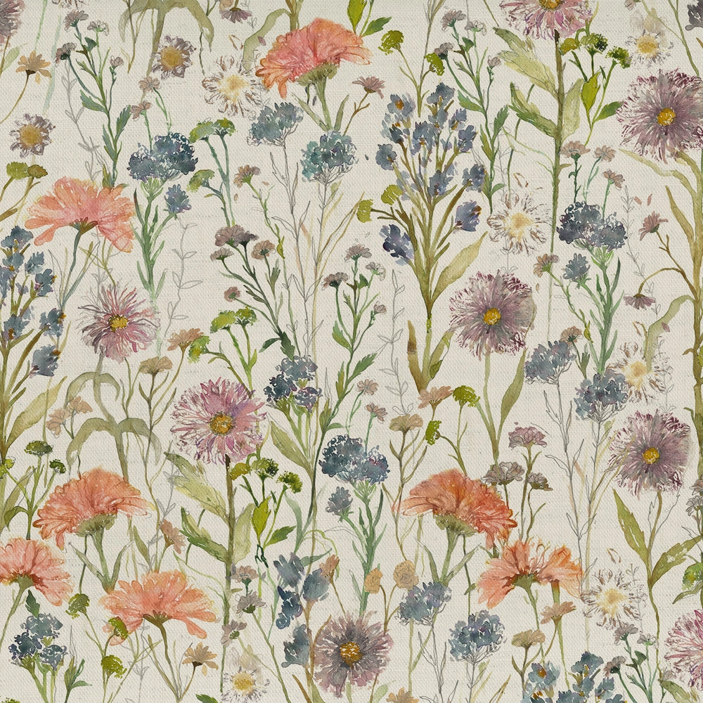 Medmerry Printed Cotton Fabric (By The Metre) Apricot elegant table cloth  