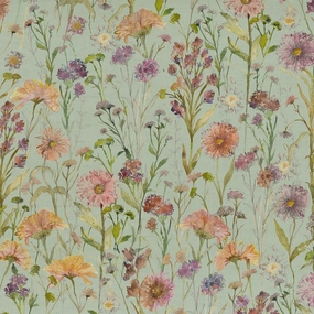 Medmerry Printed Cotton Fabric (By The Metre) Sky elegant table cloth  
