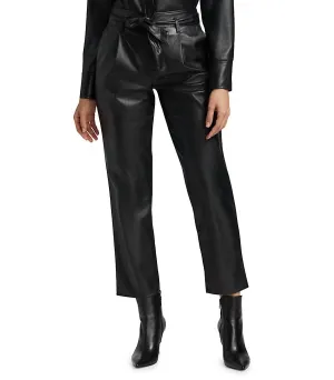 Melila Lederhose in Schwarz