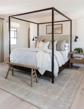 Menorca Hand-Knotted Wool Rug by Pure Salt x Momeni trendy fashion rug