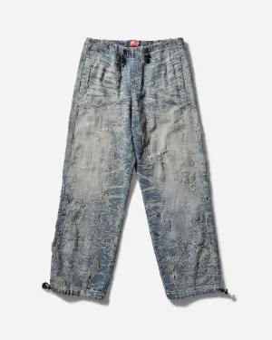 Herren D-Martial Vintage Denim Hose Blau