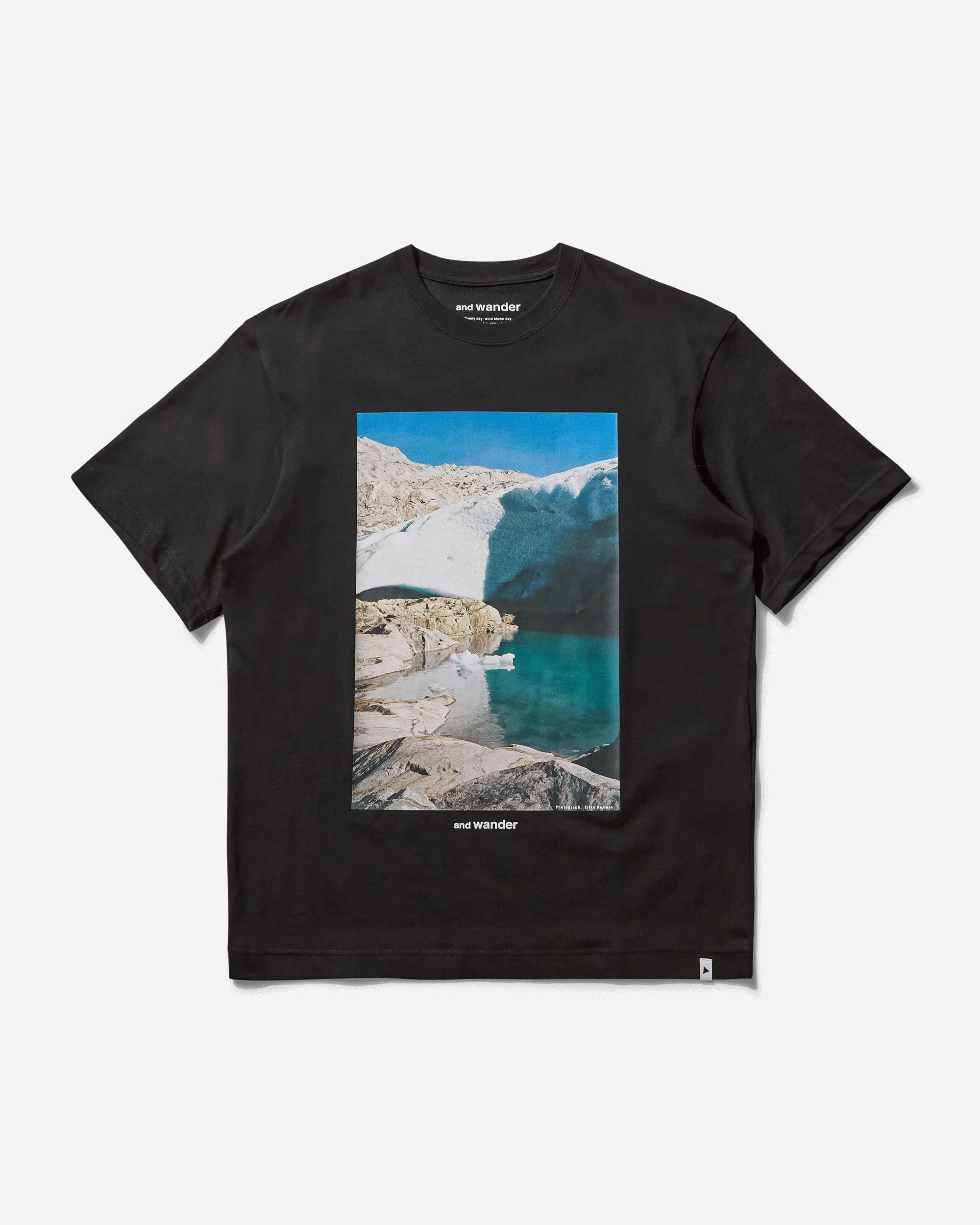 Herren Gracier Bedrucktes T-Shirt Schwarz