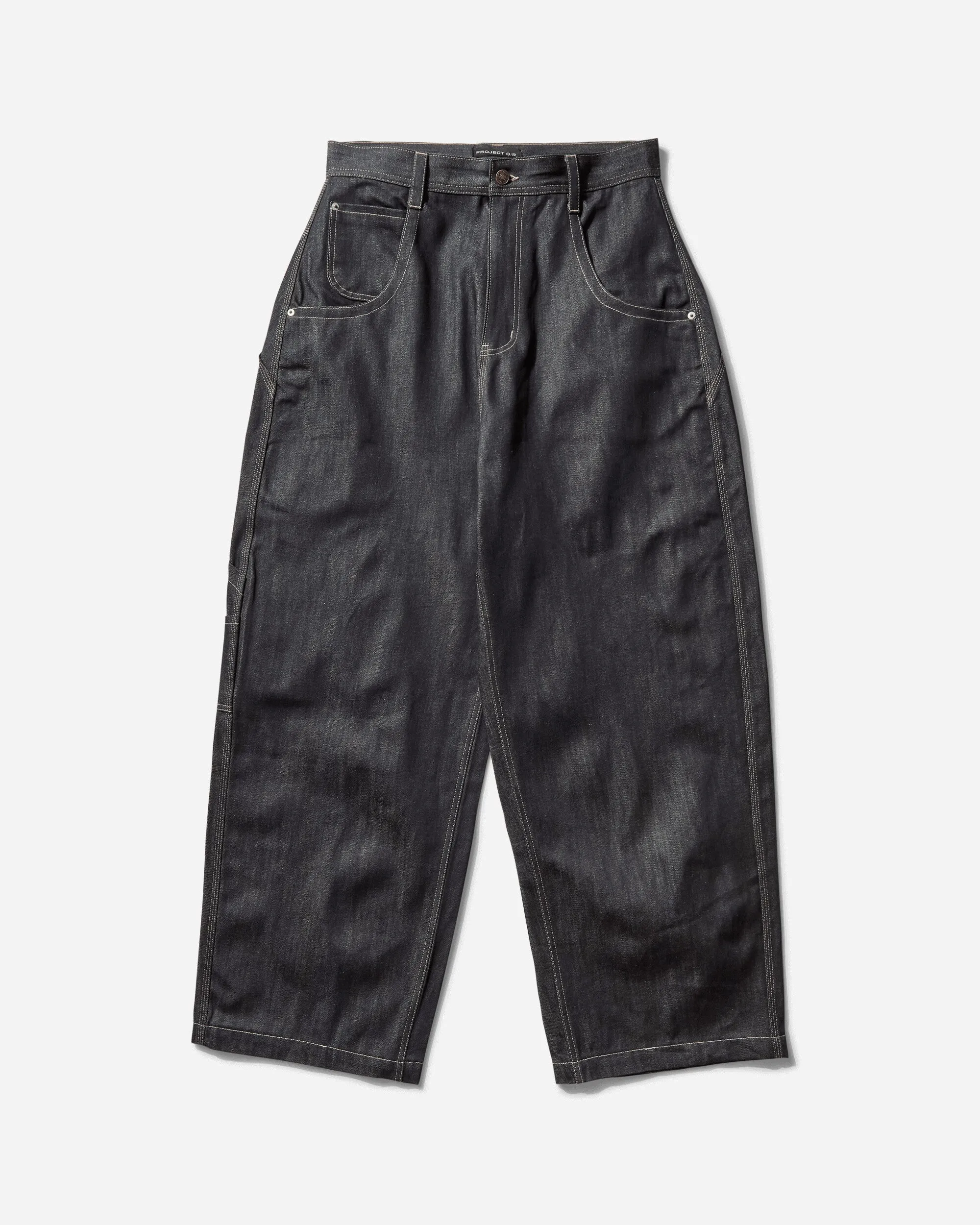 Herren Retro Baggy Jeanshose Dunkelblau