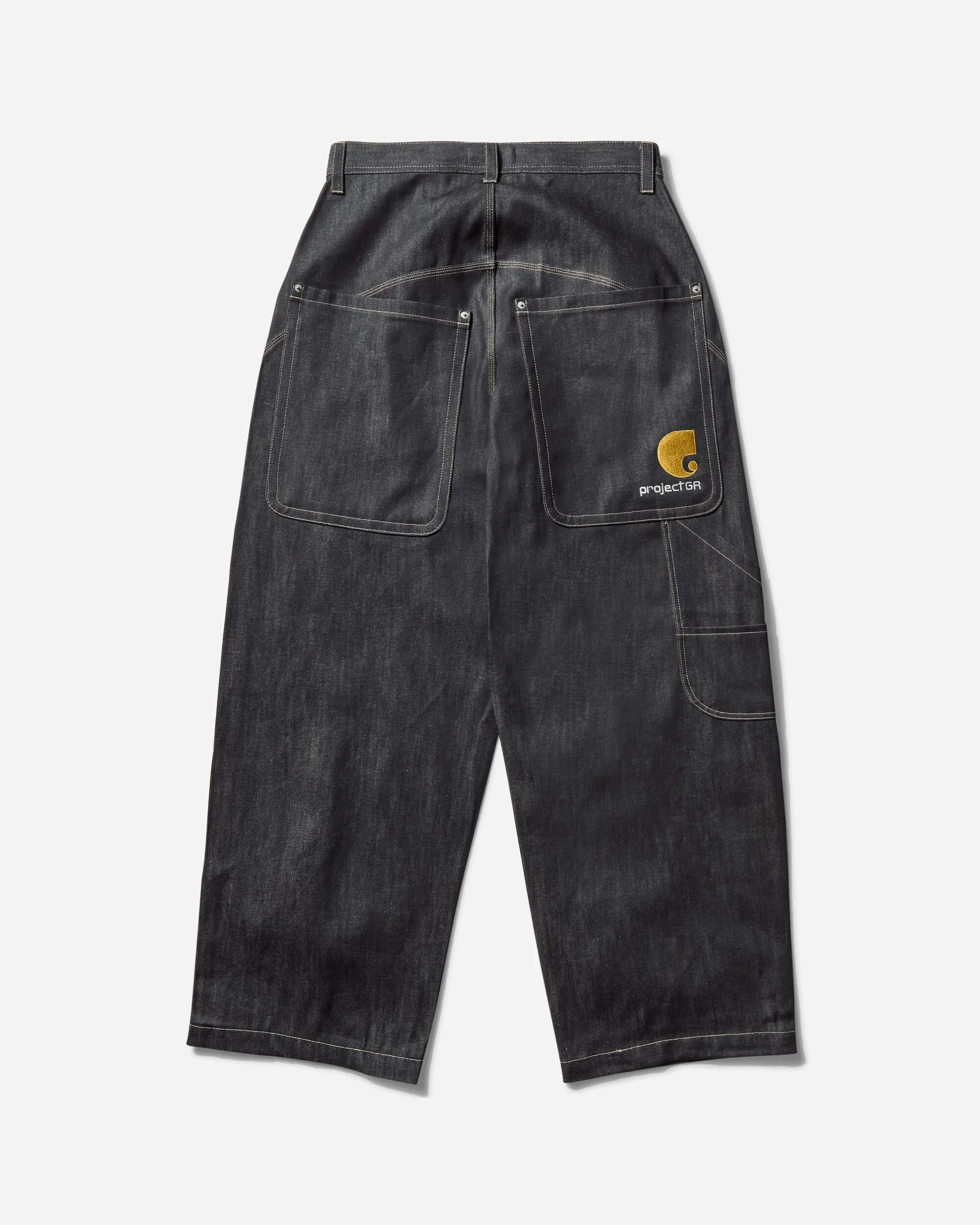Herren Retro Baggy Jeanshose Dunkelblau