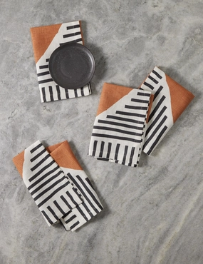 Meridian Linen Napkins by Hadiya Williams decorative tabletop item