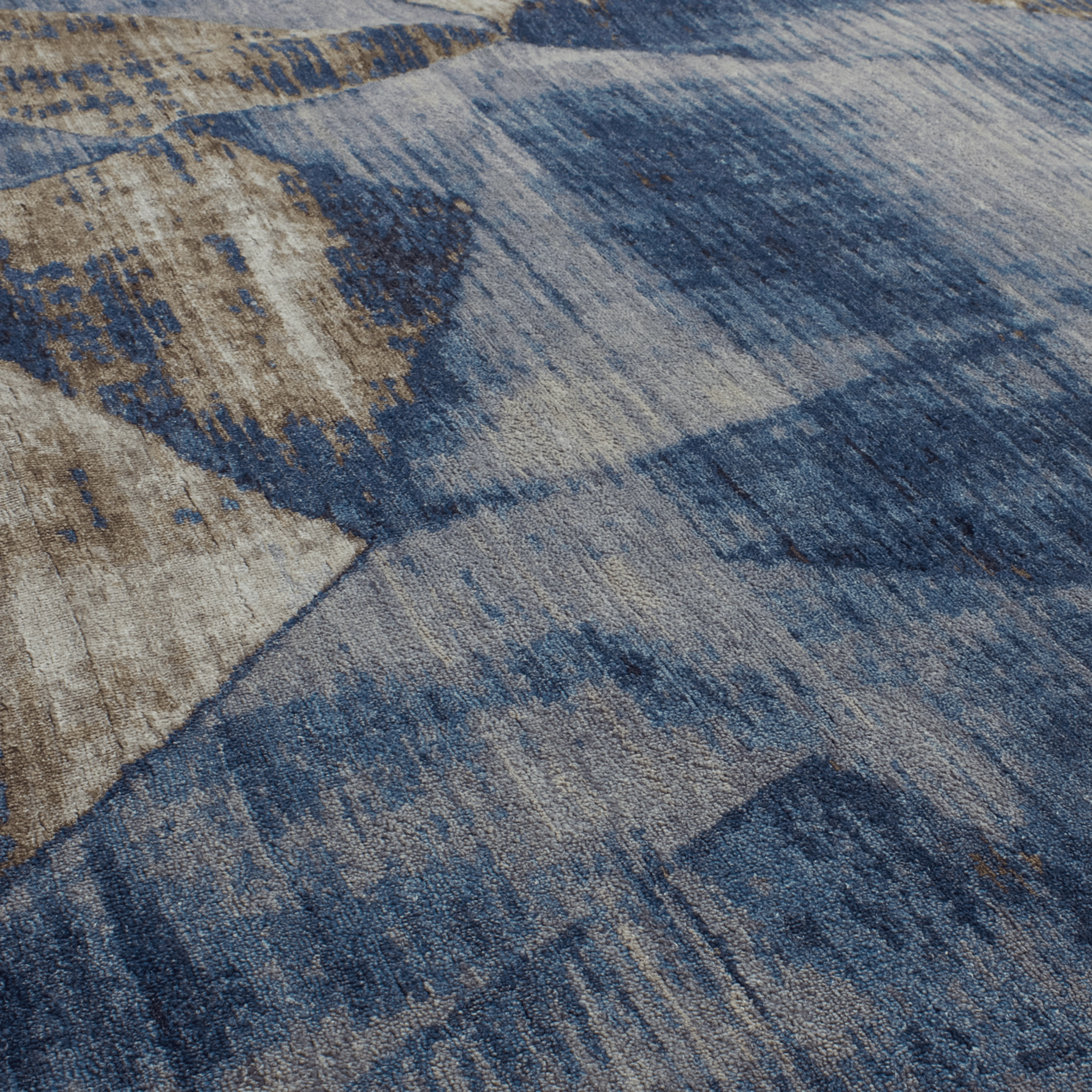 Metal Art Blue/Taupe