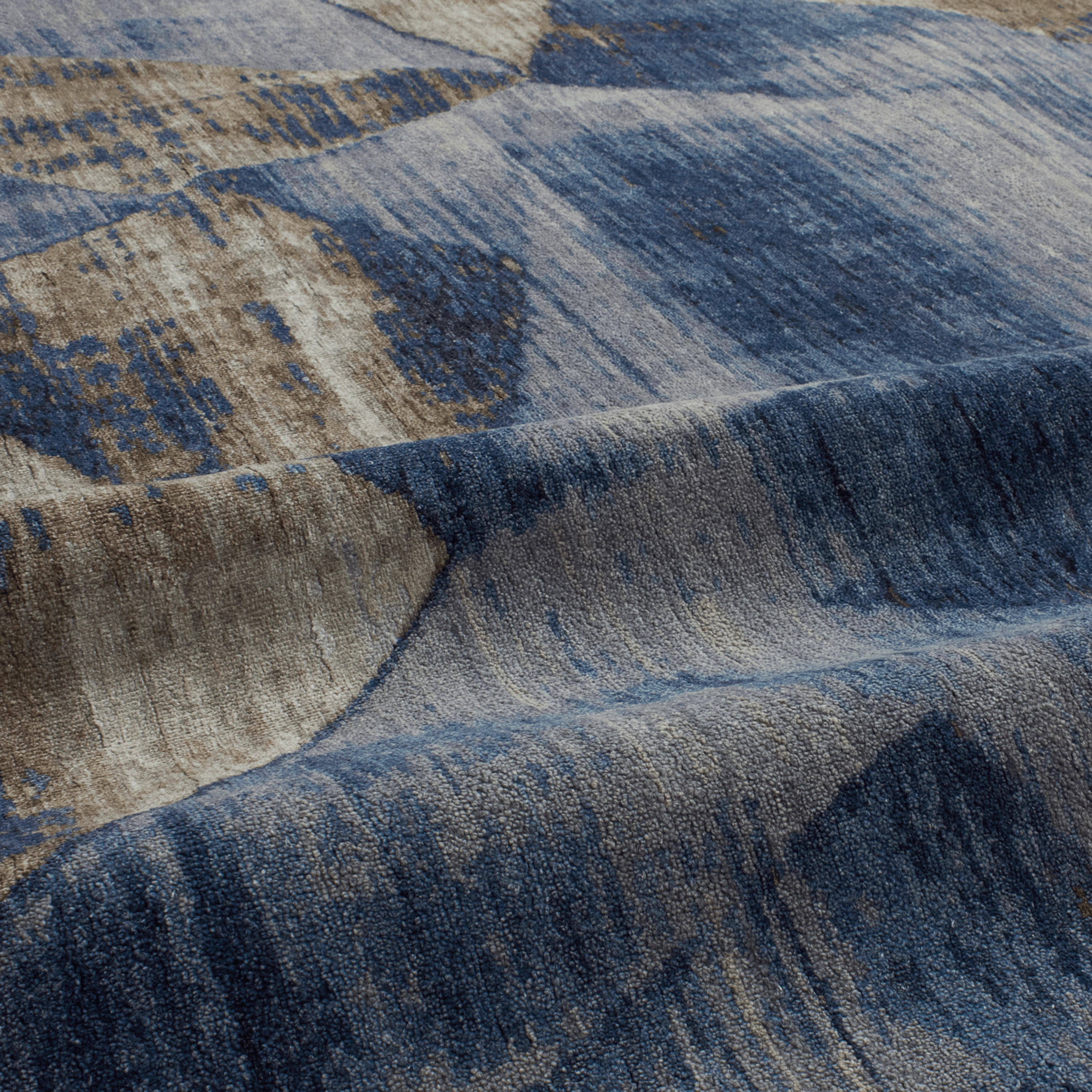 Metal Art Blue/Taupe