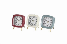 Metal Clock (Asst) interior room decor