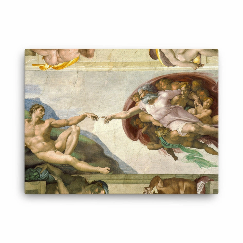Michelangelo, Creation of Adam - canvas