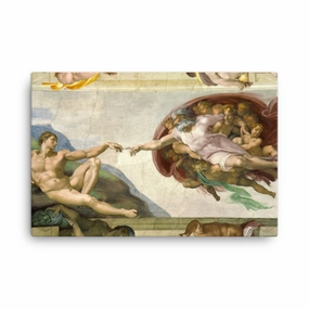 Michelangelo, Creation of Adam - canvas canvas mural art