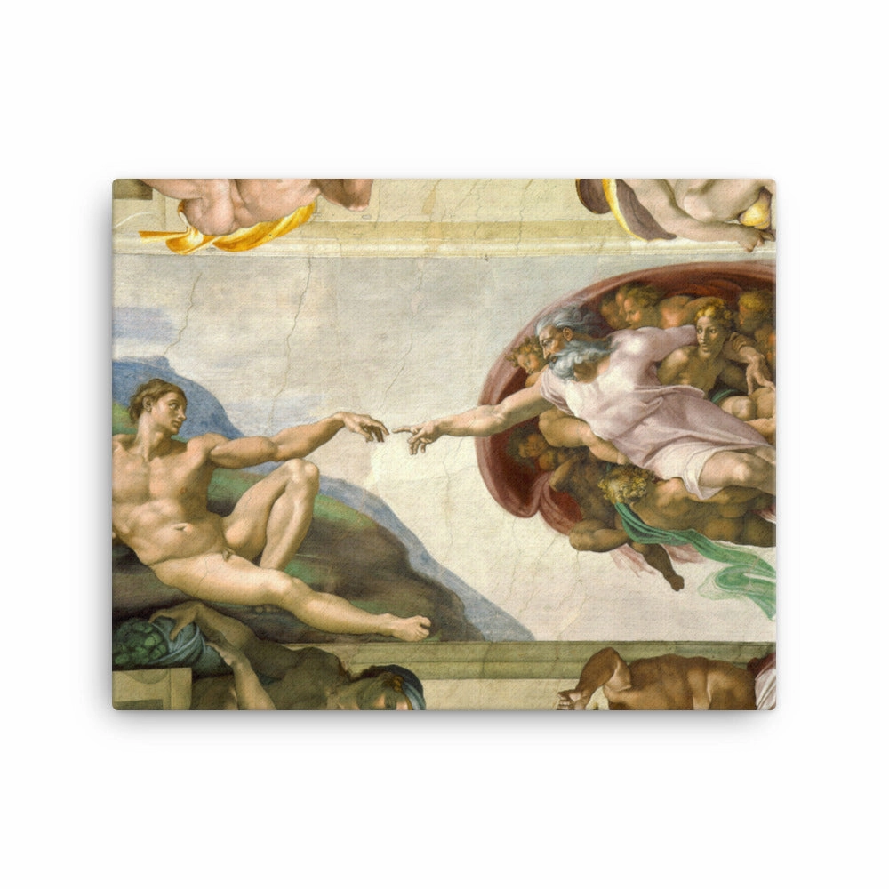 Michelangelo, Creation of Adam - canvas
