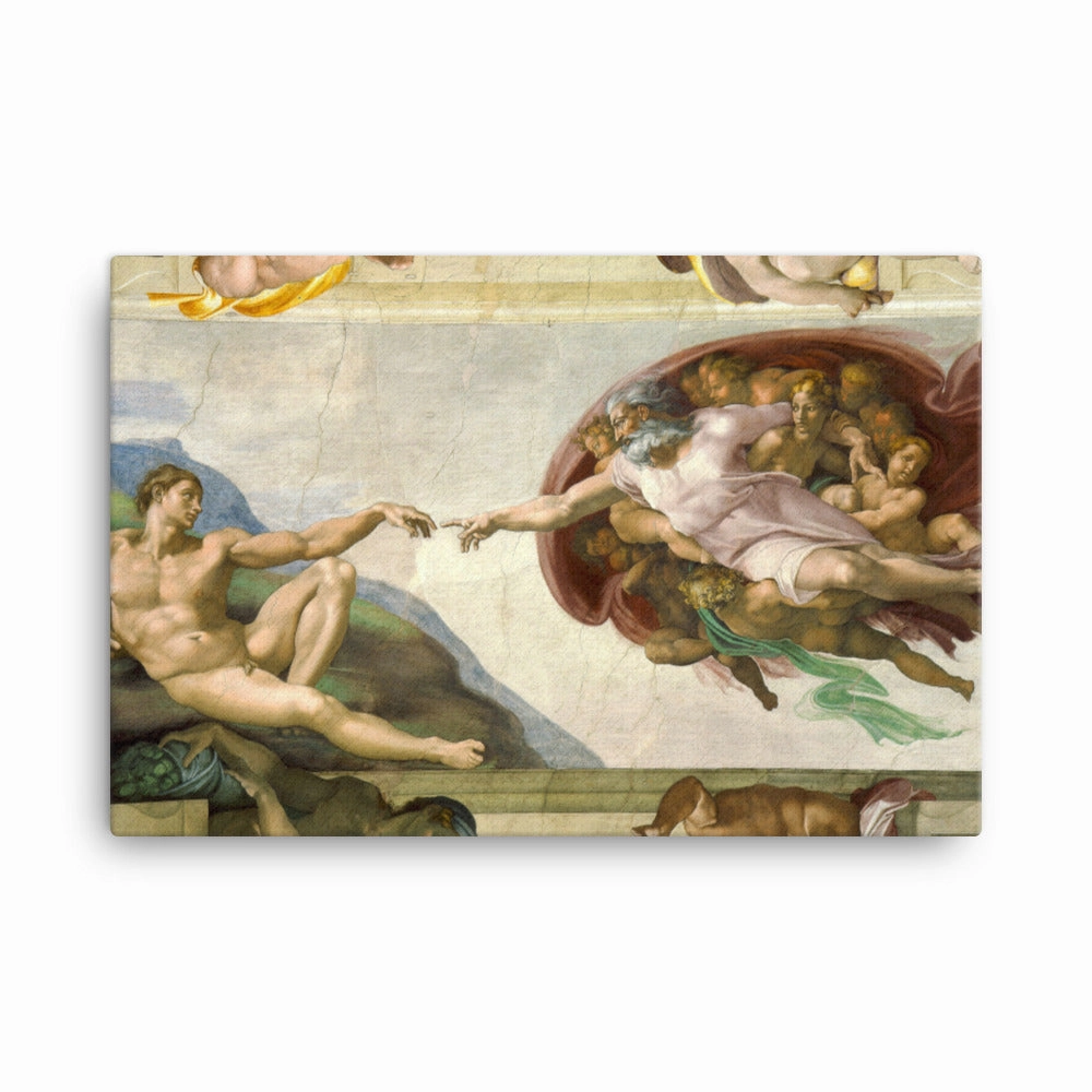 Michelangelo, Creation of Adam - canvas canvas mural art