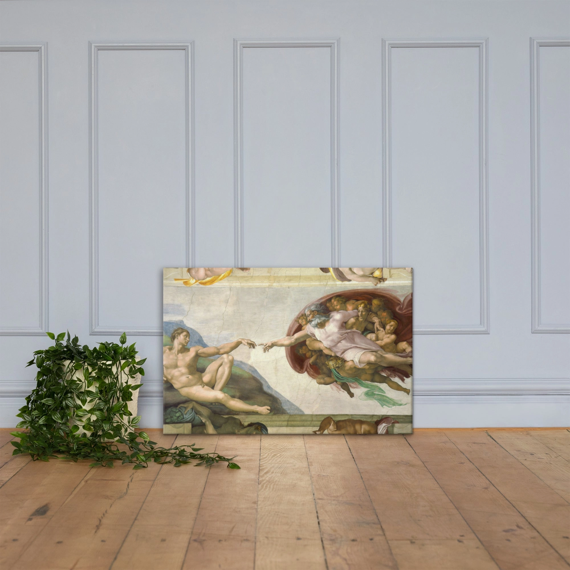 Michelangelo, Creation of Adam - canvas