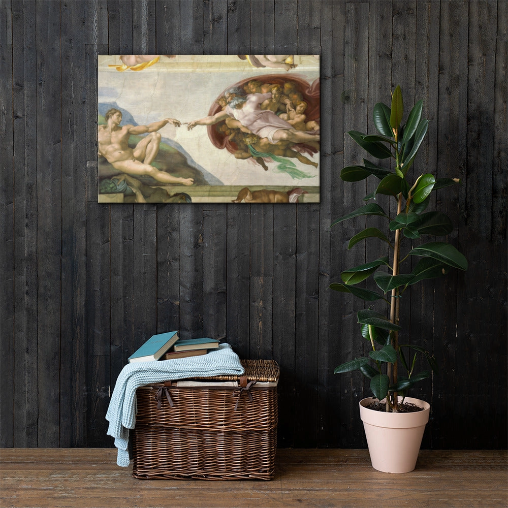 Michelangelo, Creation of Adam - canvas