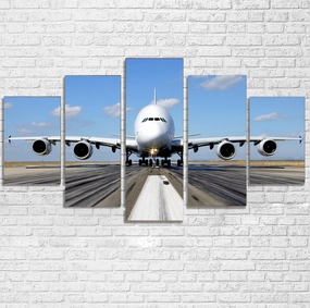 Mighty Airbus A380 Multiple Canvas Poster canvas mural art