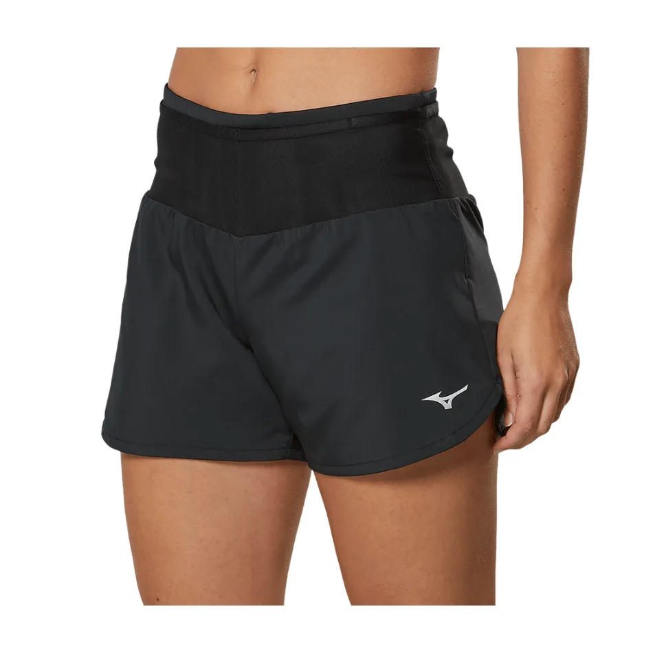 Mizuno Damen Short mit mehreren Taschen in Schwarz SS25 Schuhe_Mizuno