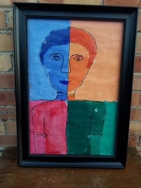 MODERN BOY PAINTING classic mural painting