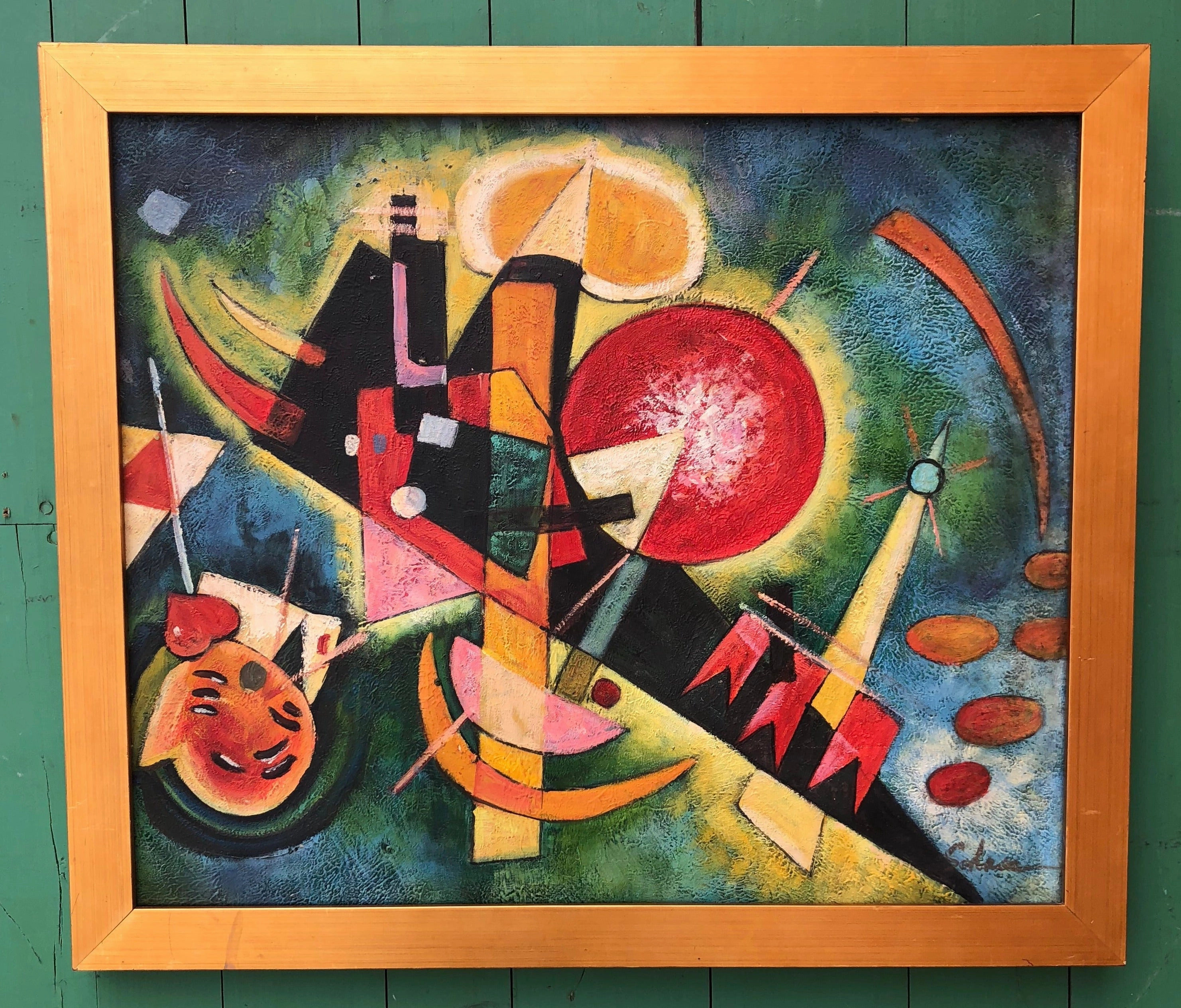 MODERN FRAMED GICLEE OIL PAINTING classic mural painting
