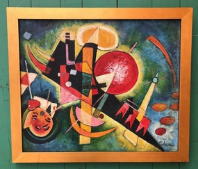 MODERN FRAMED GICLEE OIL PAINTING classic mural painting