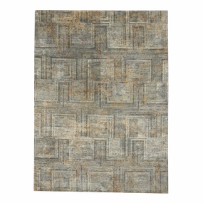 Modern Se-14 Ivory/Grey minimalist everyday rug