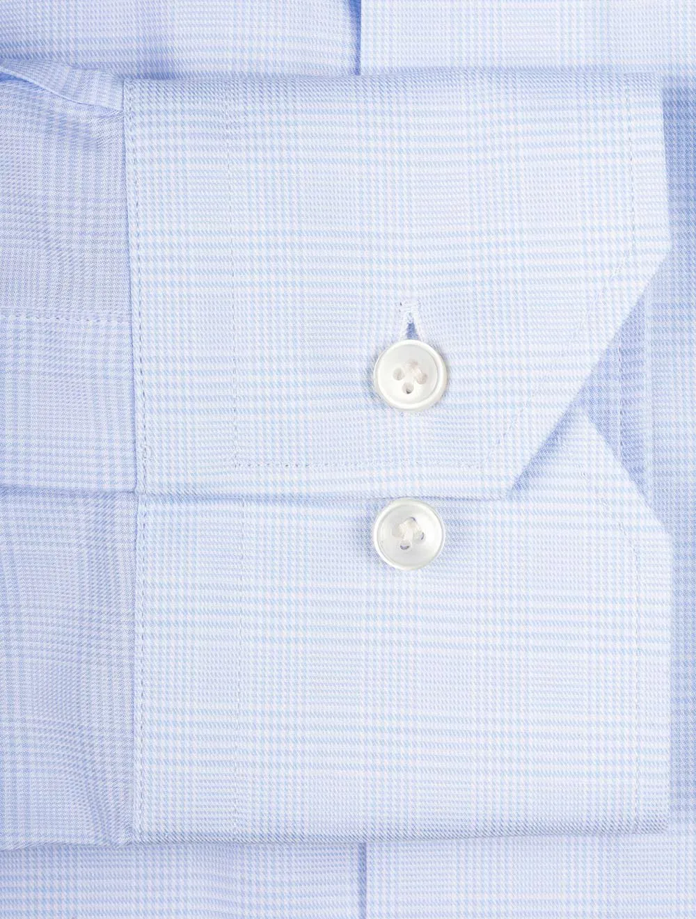 Montana Slim Fit Check Hemd Blau