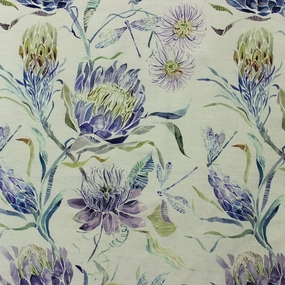 Moorehaven Printed Cotton Fabric (By The Metre) Skylark elegant table cloth  