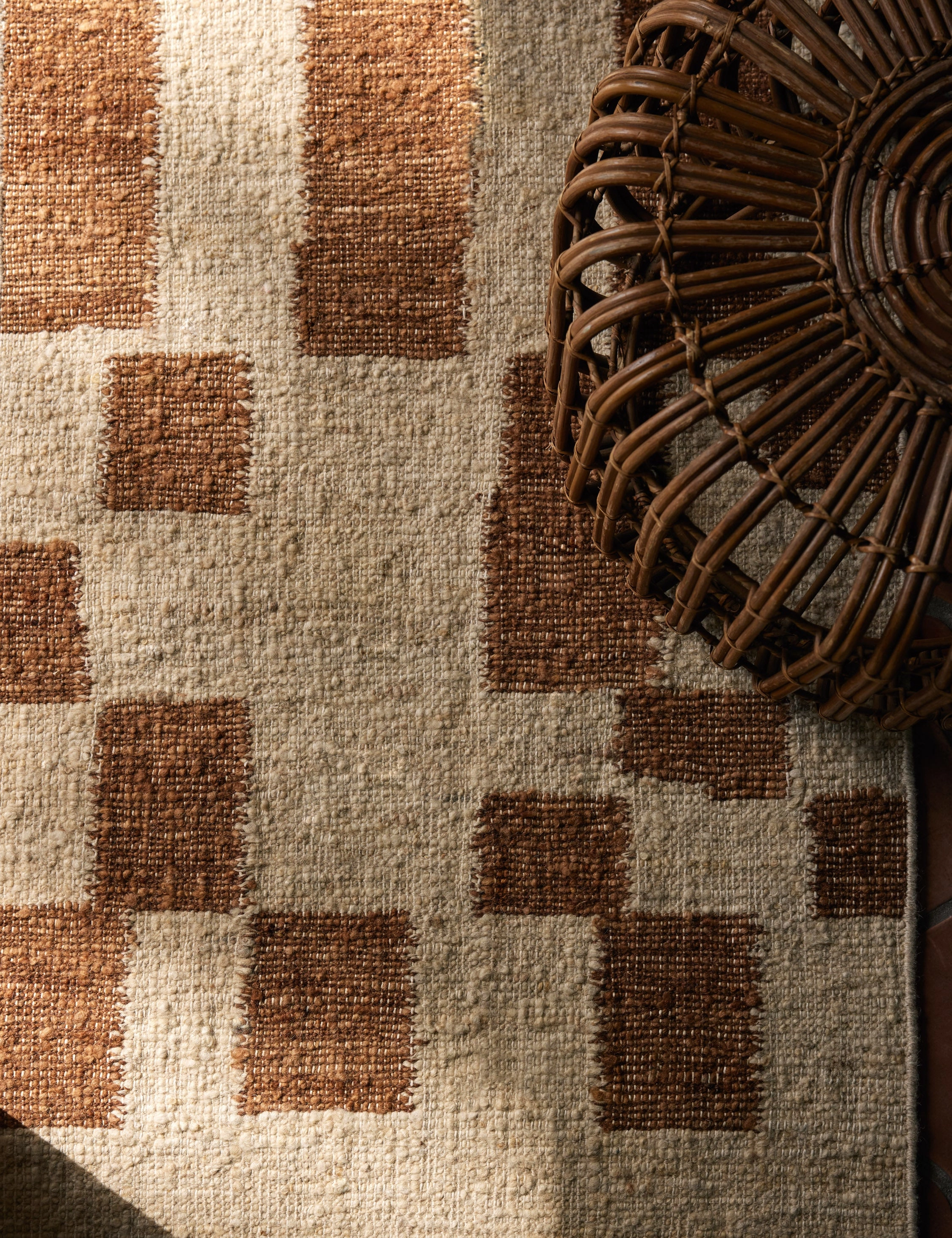 Mosaic Handwoven Wool Rug by lan Byrd