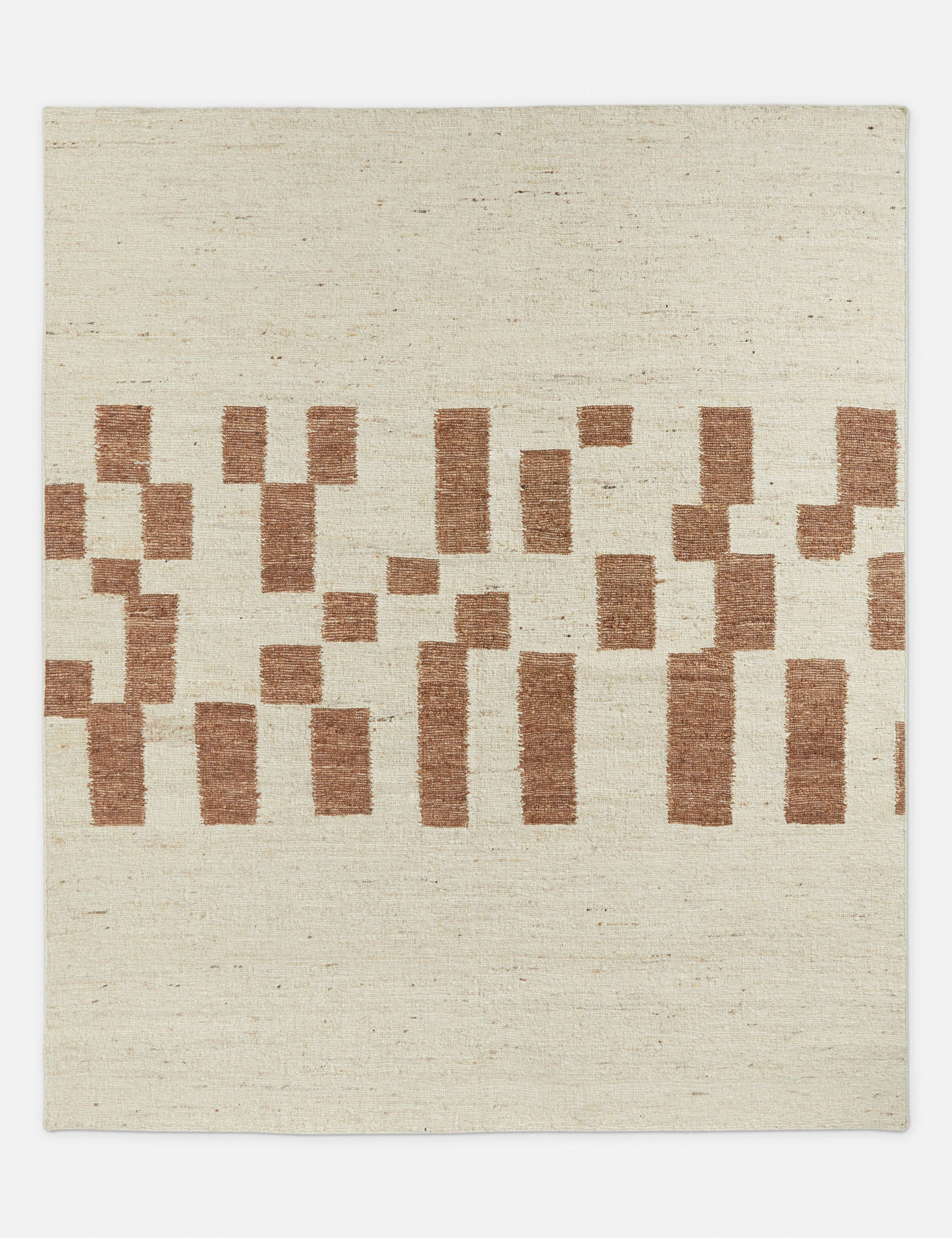 Mosaic Handwoven Wool Rug by lan Byrd trendy fashion rug