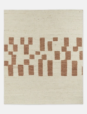 Mosaic Handwoven Wool Rug by lan Byrd trendy fashion rug