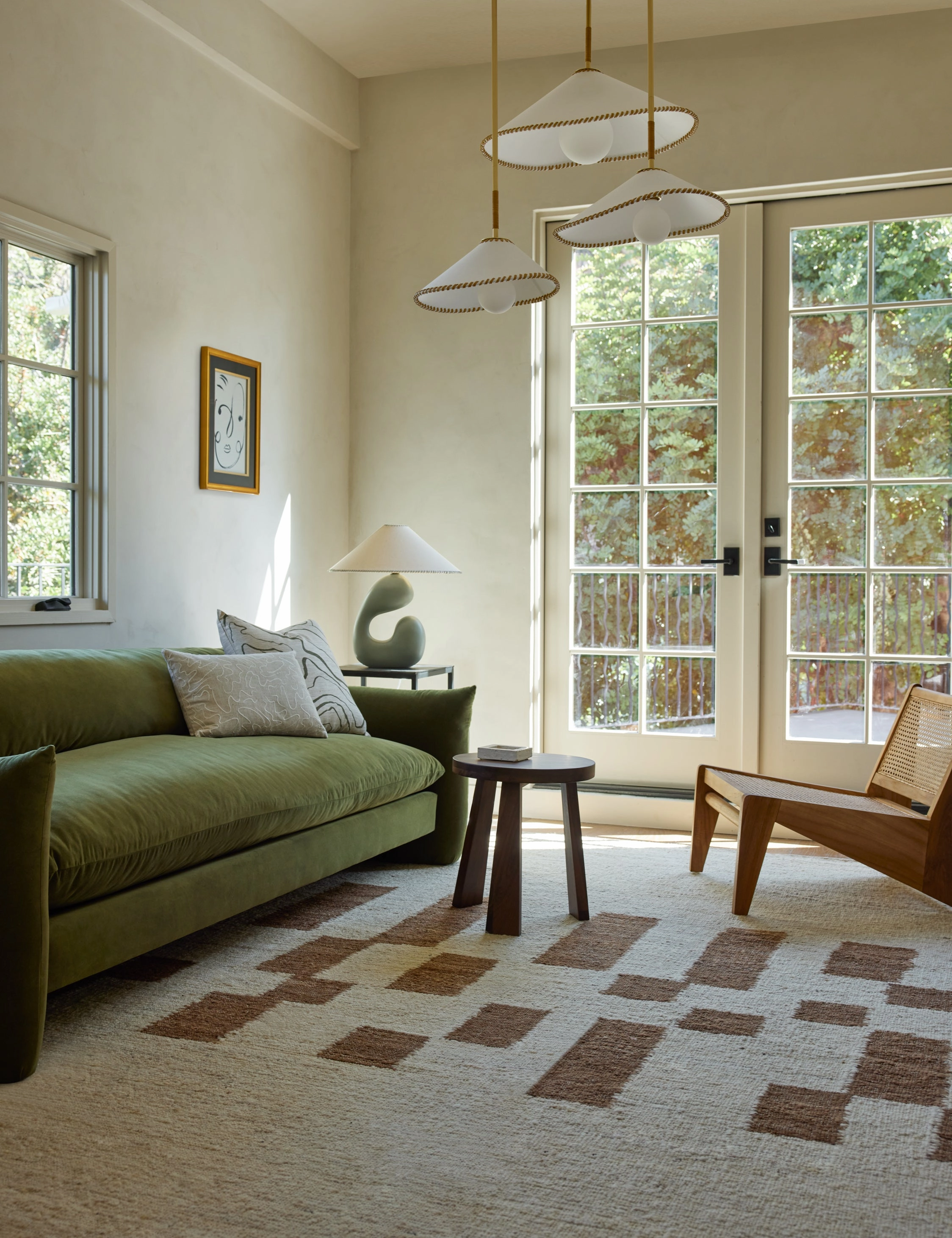 Mosaic Handwoven Wool Rug by lan Byrd