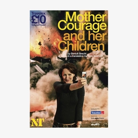 Mother Courage and Her Children 2009 Print aesthetic poster wallpaper
