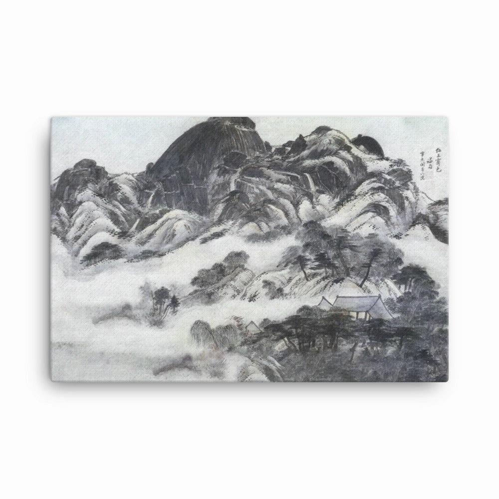 Mountain after Rain, Inwangjesaekdo - Leinwand